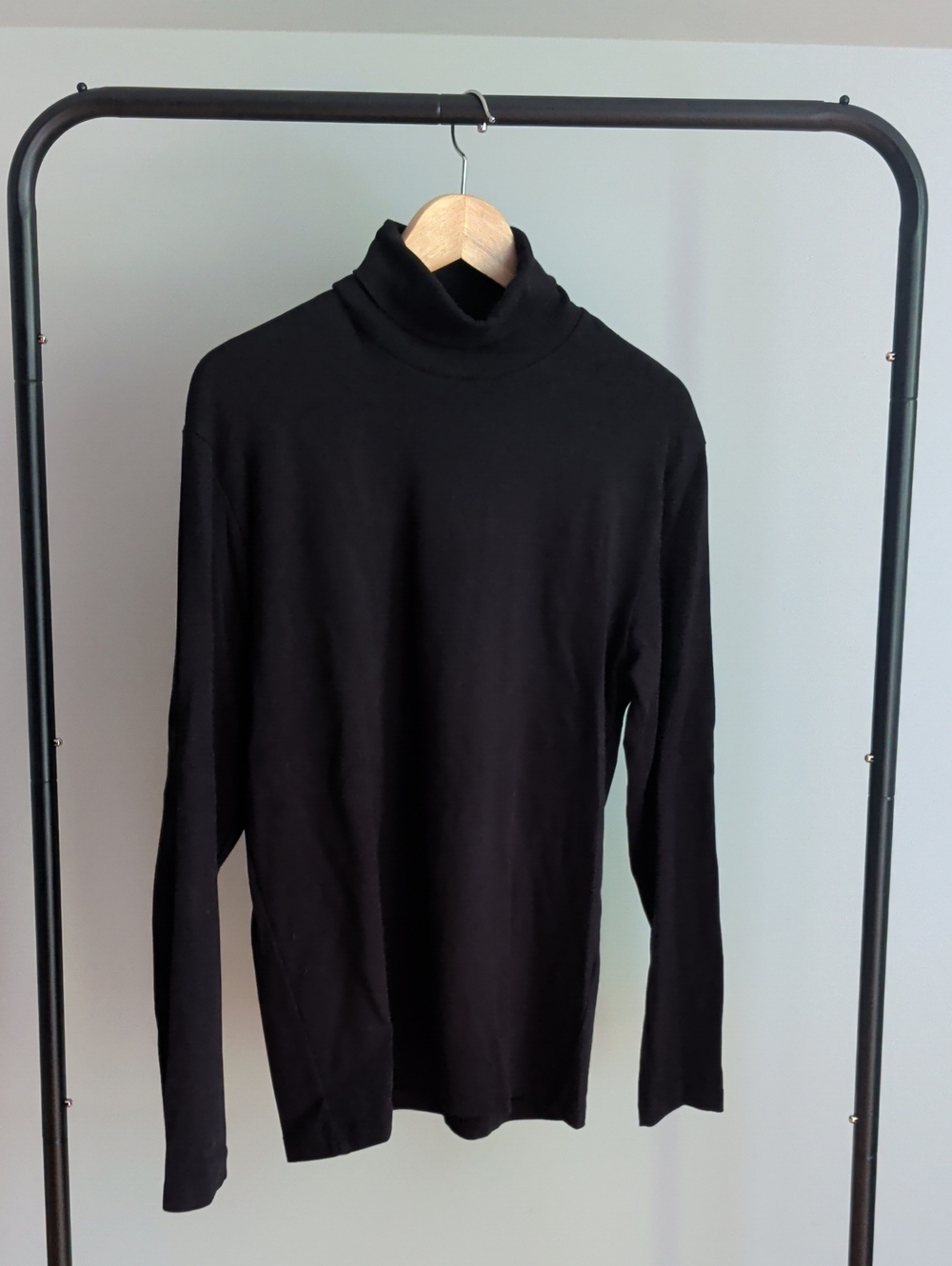 KOTN Black Mens Turtleneck Sweater
